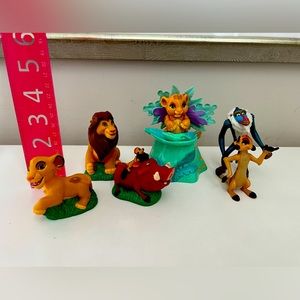 Vintage 90’s Disney Lion King Toy figures